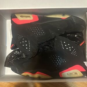 Air Jordan Black Infrared 6’s with box
